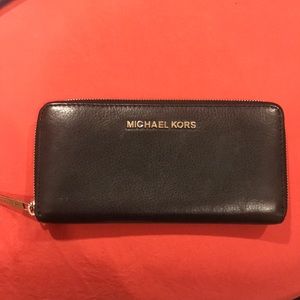 Michael Kors Black Leather Wallet